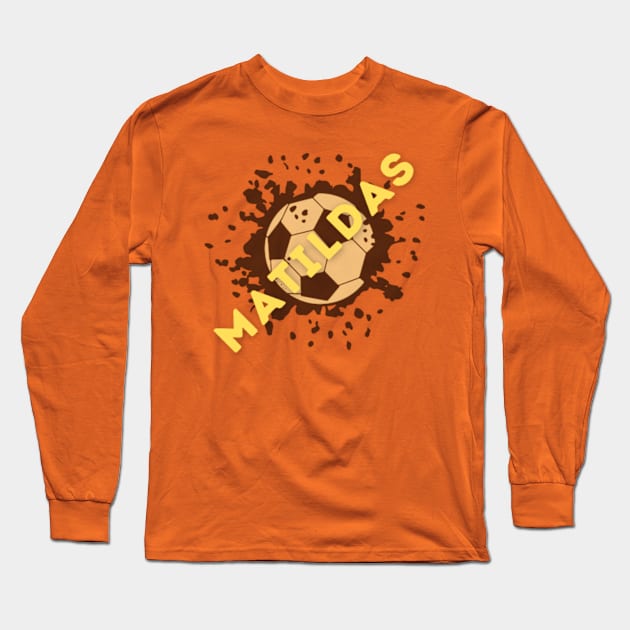 Matildas soccer australian T-shirt/gift Long Sleeve T-Shirt by PC SHOP